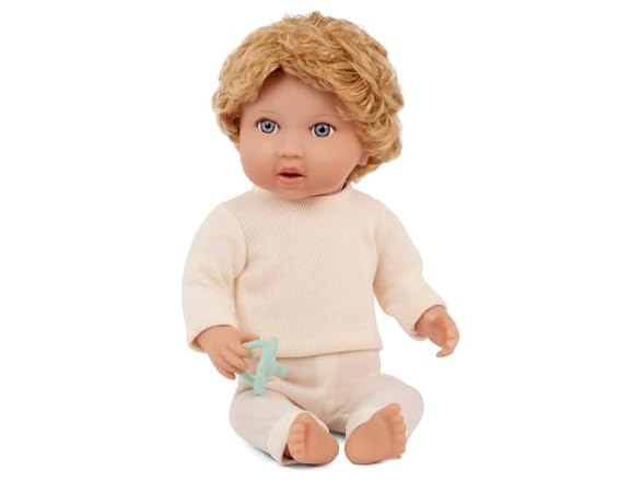 LullaBaby 14" Realistic Blonde Baby Doll