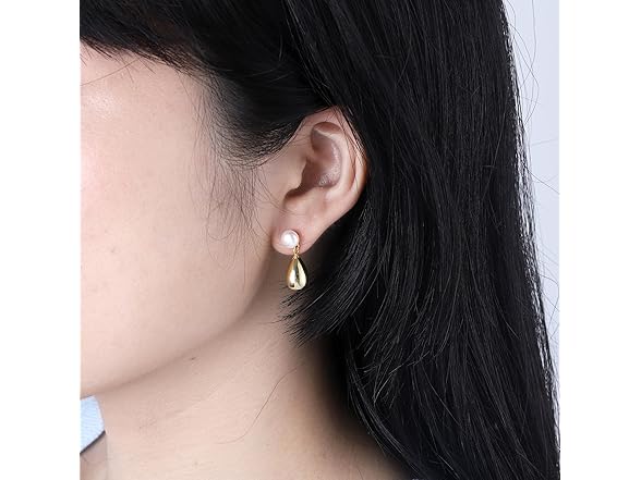 Pearlfun Freshwater Pearl Drop Earrings