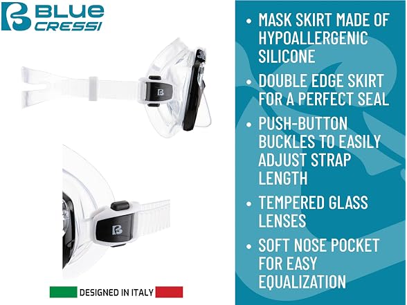 Cressi Tinetto & Mini Island Mask & Snorkel Kits