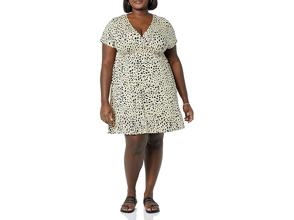 Amazon Essentials Women (XL) Flare V-neck Dress