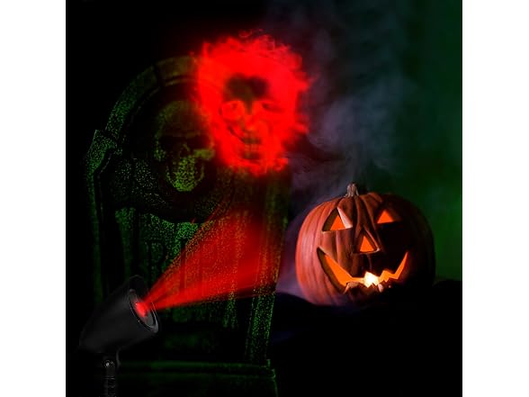 Halloween Projector Lights, Red Skull