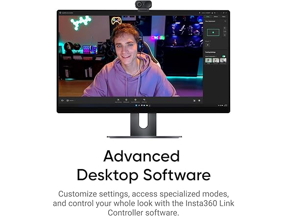 Insta360 Link 2 C AI-Powered 4K Webcam