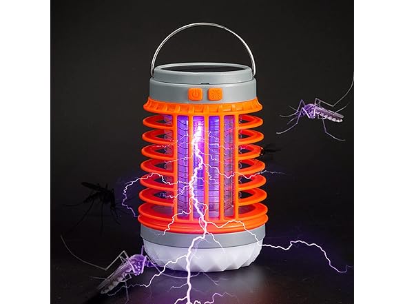 Mozz Guard Solar Mosquito Lamp, Orange