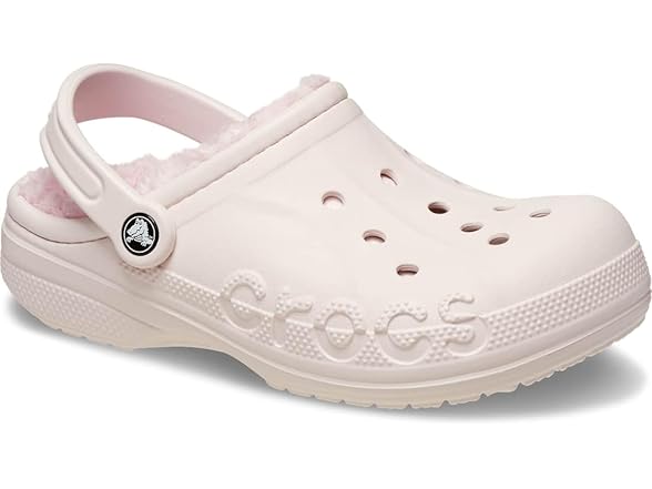 Crocs Baya Unisex Lined Clogs Barely Pink