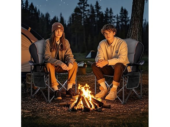 Suptinwear 2-Pack Oversized Camping Chair