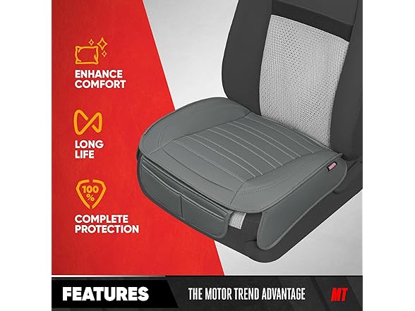 Motor Trend Motor Trend Seat Covers for Cars Trucks SUV, Fa