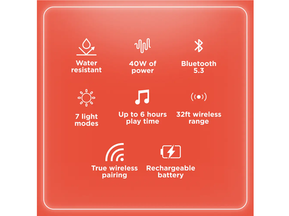 RadioShack 40W Wireless Bluetooth Speaker