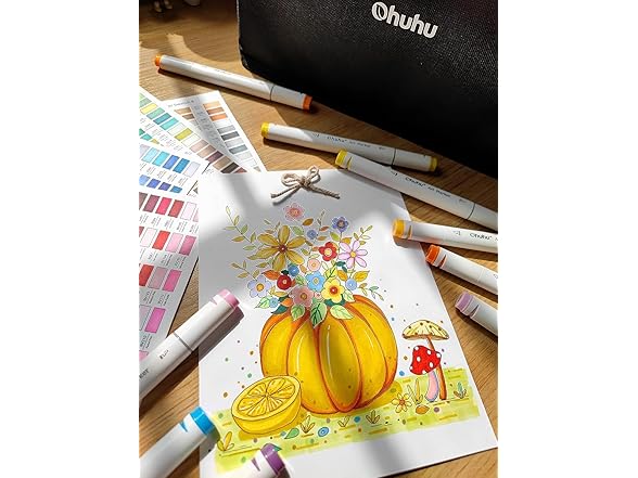 Ohuhu Alcohol Markers 40 Colors