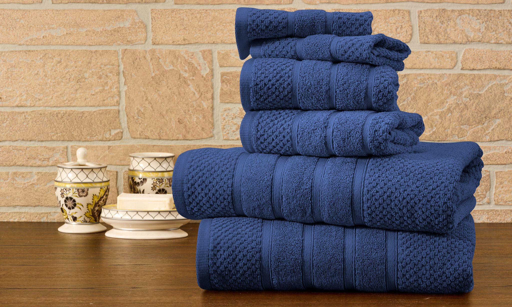100% Egyptian Cotton 6-Piece Towel Set - Gallery 42