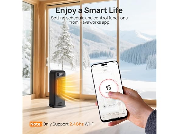 FLANUR 16 Inch Electric Space Heater