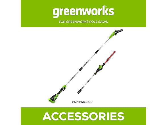 Greenworks 10" Replacement Pole Saw Bar 3/8" low profile chain pitch