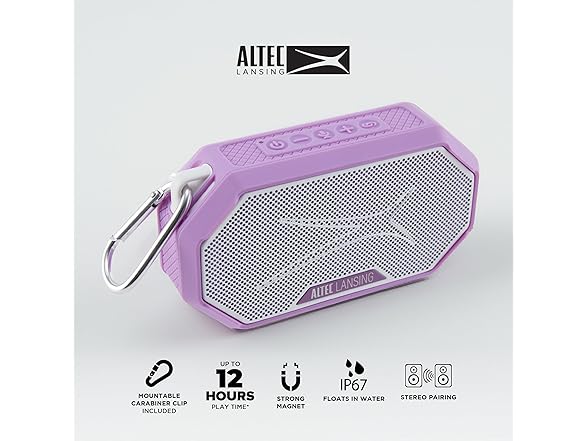 Altec Lansing HYDRAMINI 2.0 Bluetooth Speaker