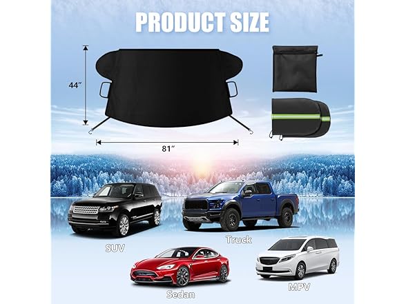 Sompaty Car Windshield Cover