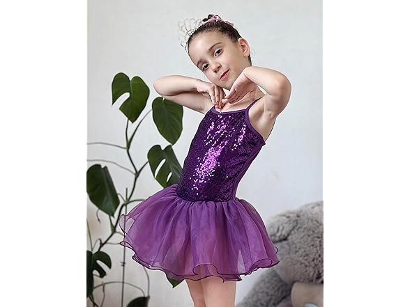 Girls Strap Ballet Tutu Dress