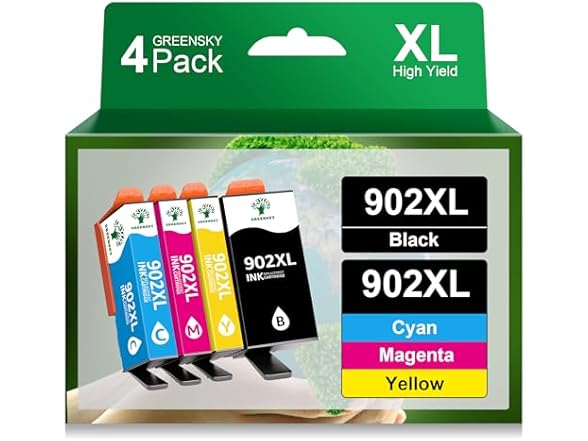 GREENSKY 902XL Ink Cartridge for HP Printer