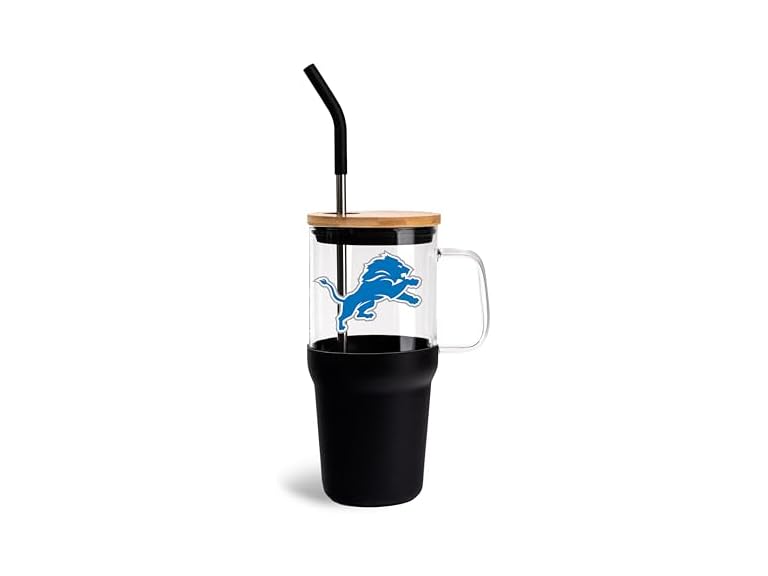 LIONS Glass Tumbler (40oz)