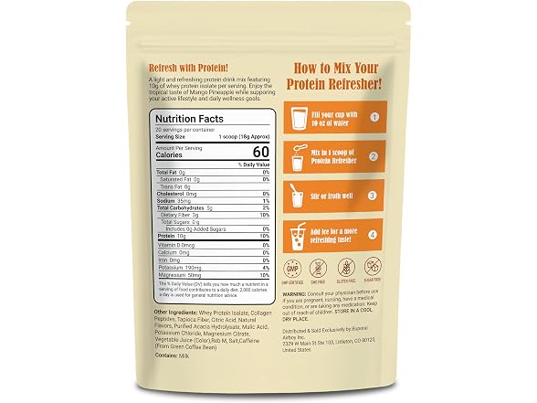 Buporai Clear Protein Refreshers Drink