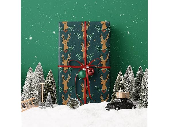 WRAPAHOLIC Christmas Wrapping Paper Roll
