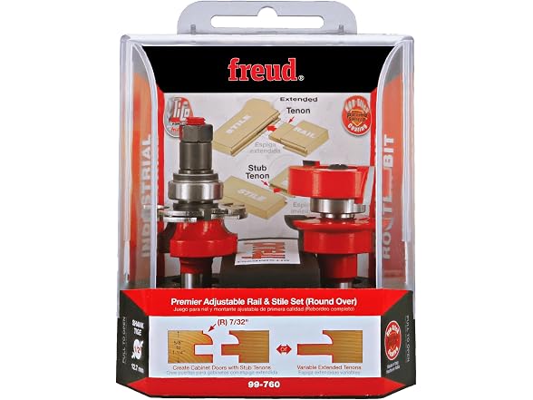 Freud 99-760 Rail and Stile Bit Set