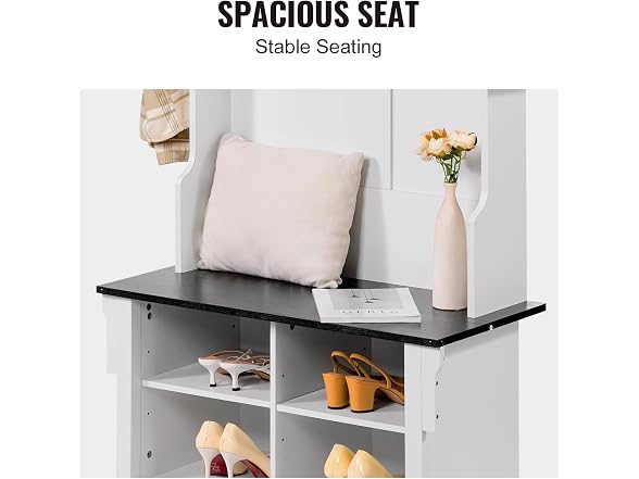 Hall Tree Entryway Bench