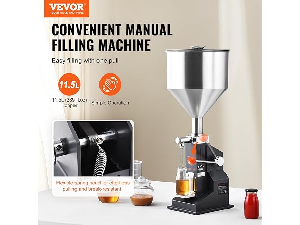 Manual Paste Liquid Filling Machine, 5-100ml