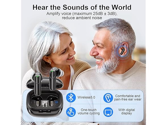 Digital Hearing Aids w/ Cleaner Kit