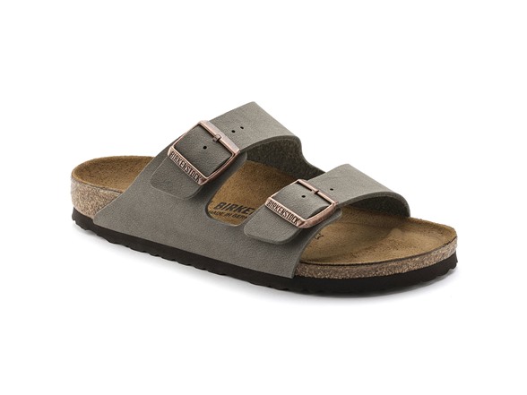 Birkenstock Unisex Arizona Birkibuc Stone