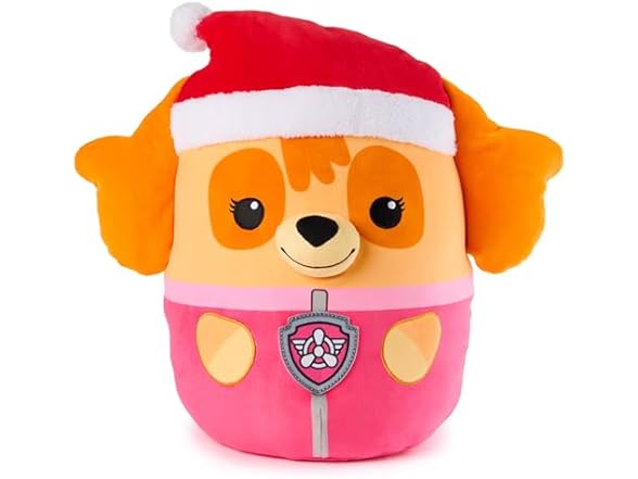 PAW Patrol Winter Holiday Skye Squish Plush