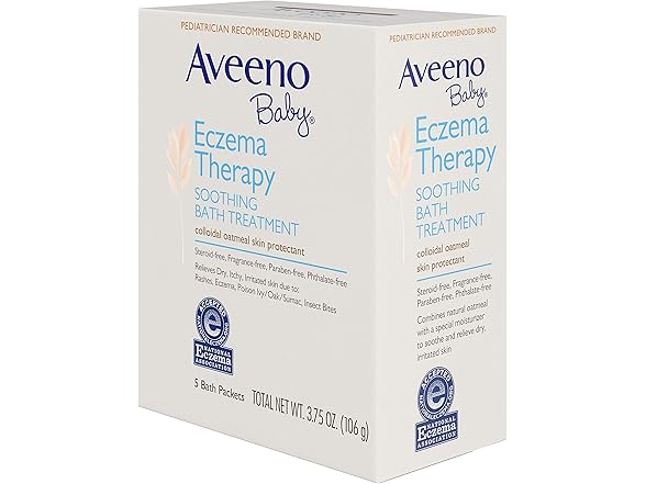Aveeno Soothing Baby Bath Treatment, Single Use