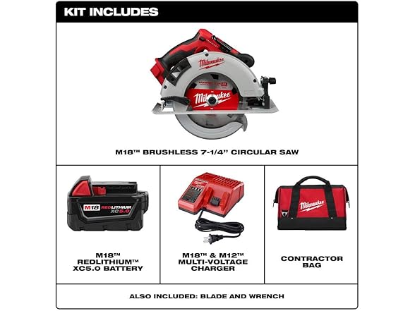 Milwaukee 2631-21 Cordless Circ Saw Kit
