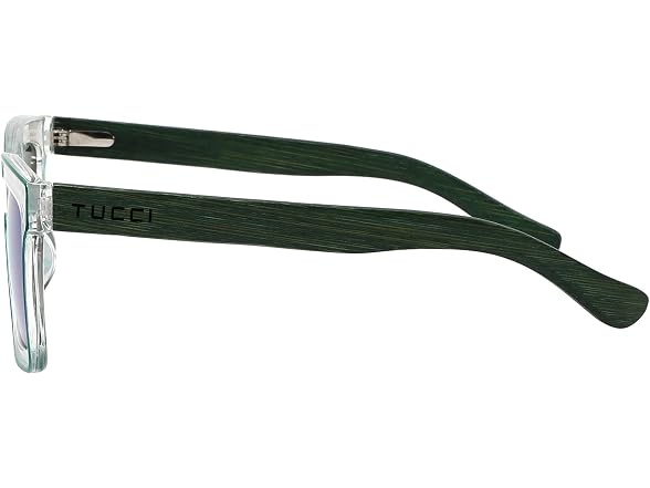 Tucci Italy Luminis Green Sunglasses