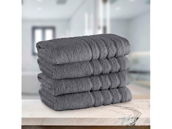 Elegant Comfort 100% Turkish Cotton 4 Lines 4Pk