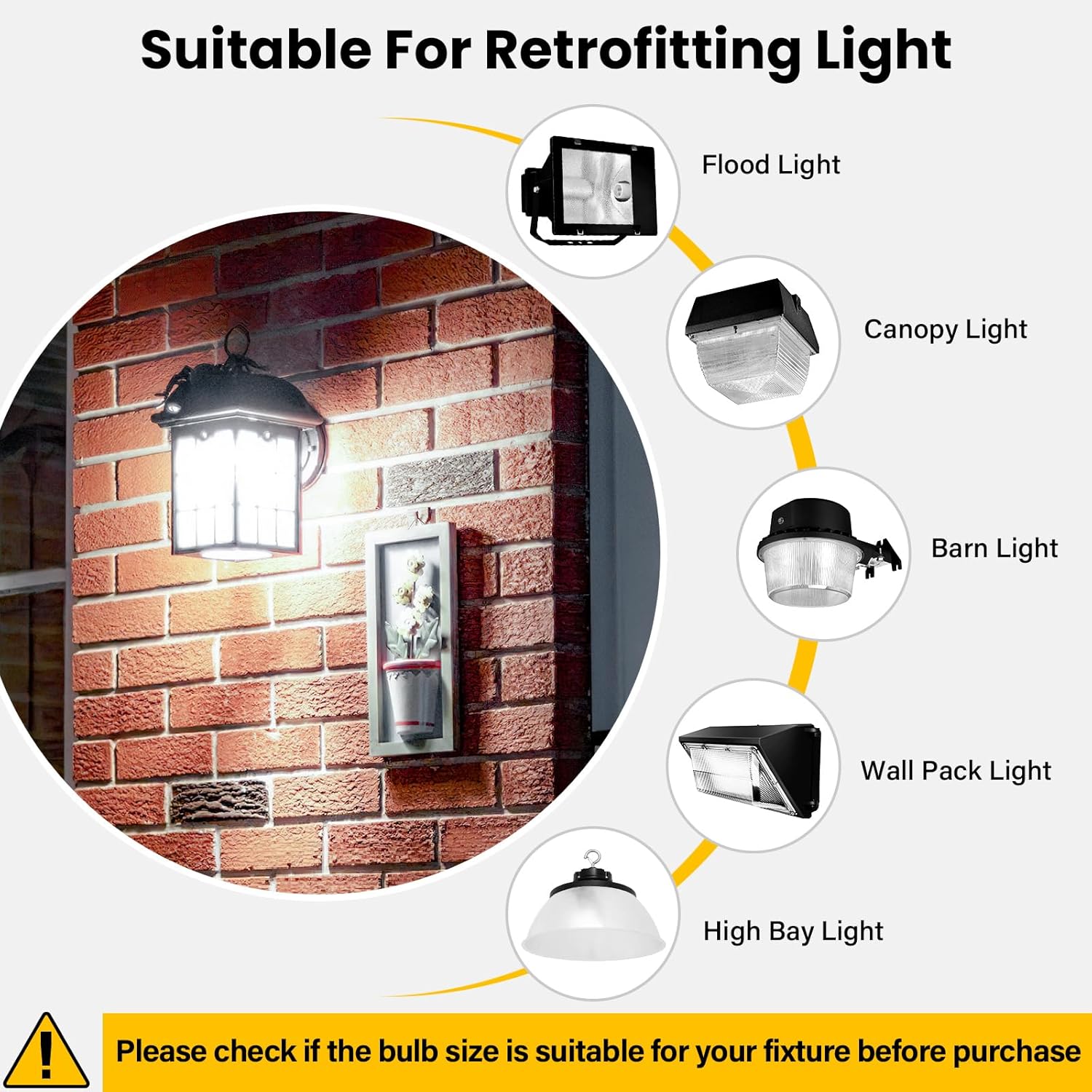 FanNicoo 2 Pack 1200W Equivalent 100W LED Corn Bulbs - Gallery 14