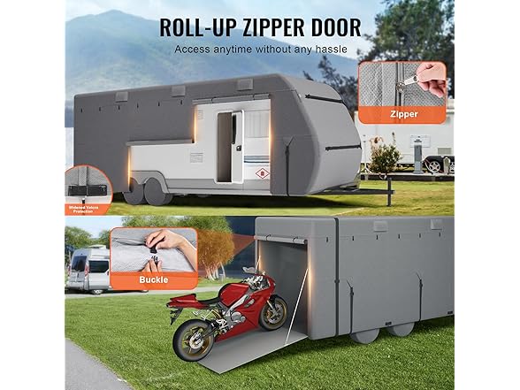 VEVOR Travel Trailer Cover, 27-30 ft RV Cover