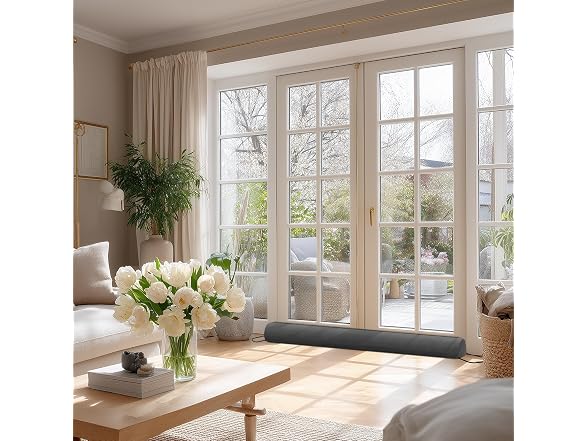 Sunolga Door Draft Stopper, Removable Wshbl