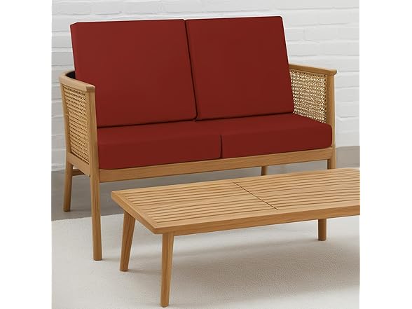 Outdoor Chair Pads with Ties 2 Pack