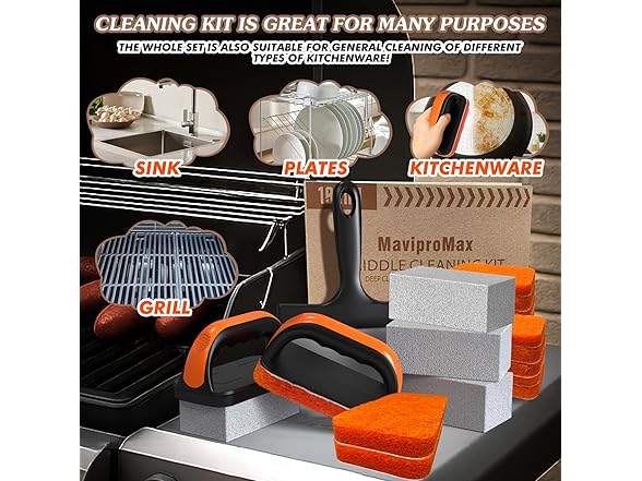 Griddle Cleaning Kit