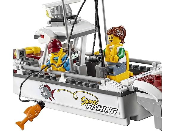 Lego City Fishing Boat 60147 Creative Play Toy