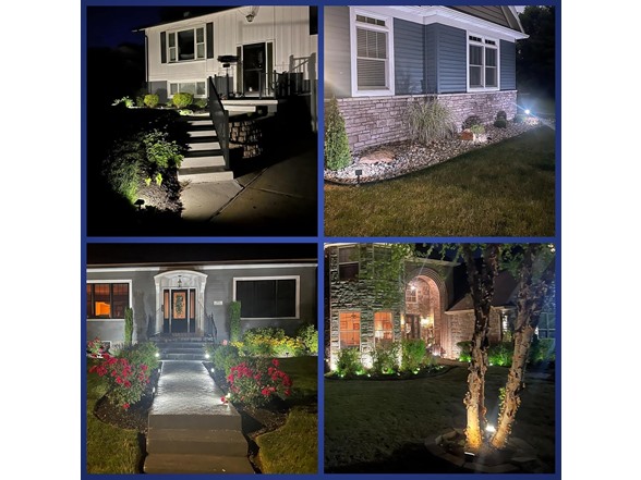 Hakol 4-pk Solar Lights Outdoor Waterproof