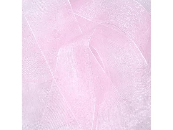 Black Organza Sheer Ribbon 1-1/2 Inch