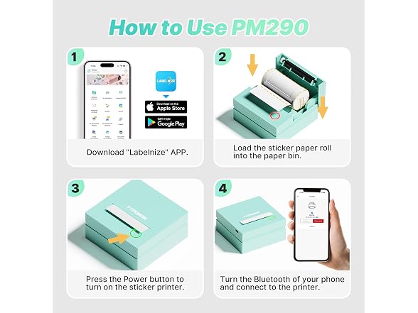 TYPONOS Sticker Printer, PM290