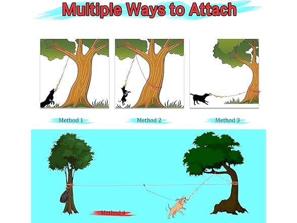 50ft Heavy Duty Dog Tie Out System