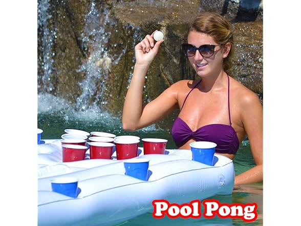 GoPong Pool Party Beer Pong Table