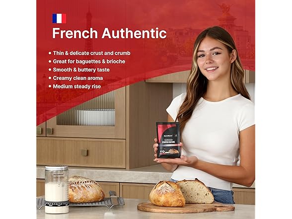 2Pk Premium Sourdough Starter- French Style