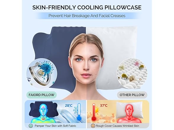 FAIORD Cervical Neck Pillow