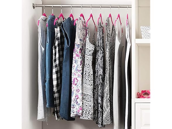 Zober Velvet Hanger 50Pk - Choose Color