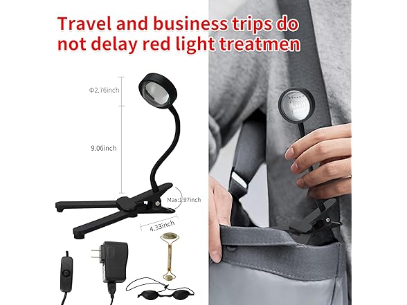WTINTELL Red Light Therapy Lamp