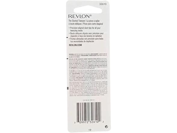 Revlon Stainless Steel Accurate Tweezing 1 ea