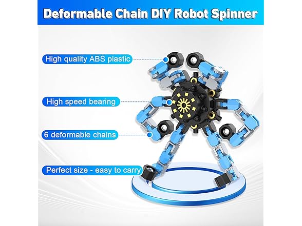 YIZER W0879 9pc Fidget Spinner