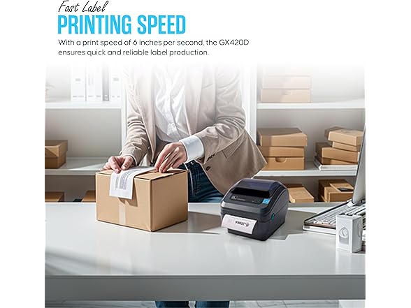 Zebra Thermal Desktop Label Printer